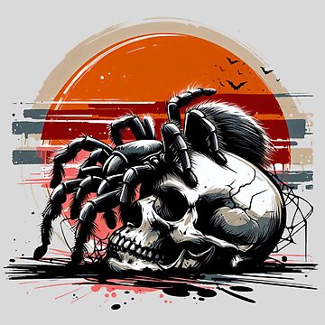 Vorschaubild zum Design Vogelspinne mit Totenkopf von Kobeko