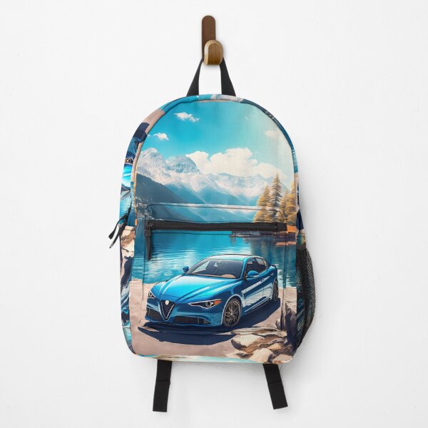 Item preview, Alfa Romeo Giulia Veloce by the Pristine Lake, Automotive Art designed and sold by RevUpDesign.