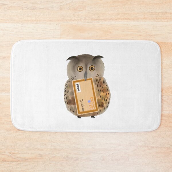 Item preview, An owl biting a letter designed and sold by Junhee Yoon.