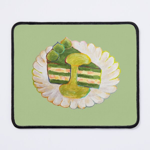 Item preview, Matcha Mille Crepes Oil Pastel Hand Draw designed and sold by purple-Q.