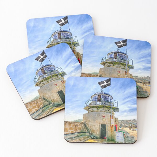 Item preview, Old Lighthouse St Ives Cornwall designed and sold by Alisonchambers2.