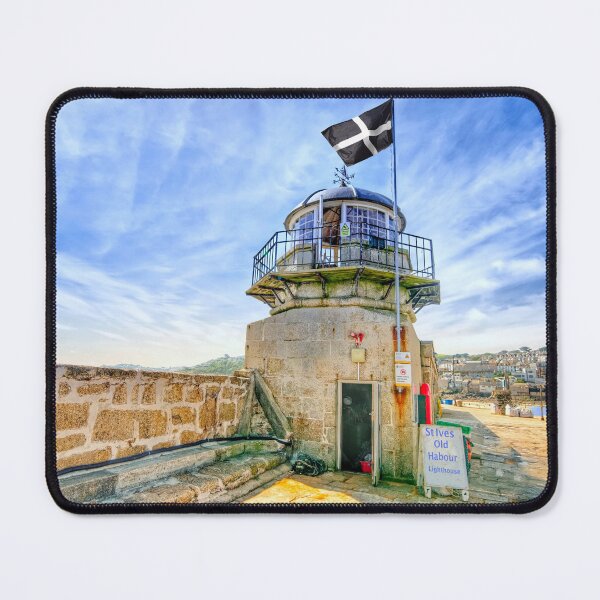 Item preview, Old Lighthouse St Ives Cornwall designed and sold by Alisonchambers2.