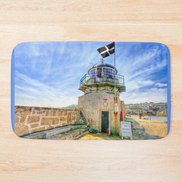 Item preview, Old Lighthouse St Ives Cornwall designed and sold by Alisonchambers2.