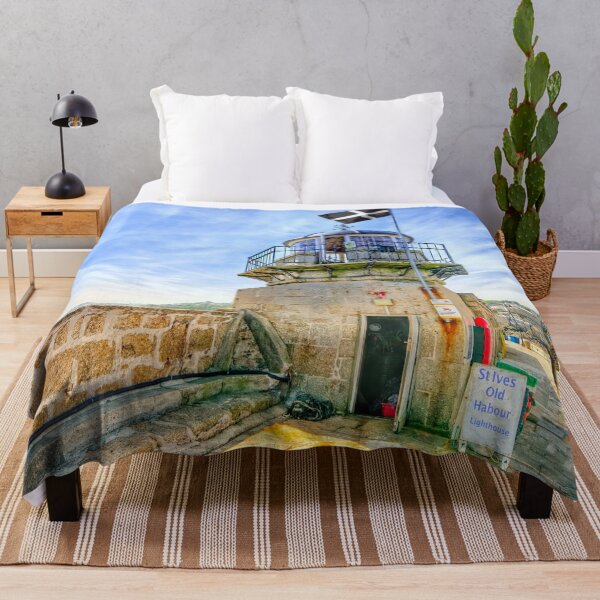Item preview, Old Lighthouse St Ives Cornwall designed and sold by Alisonchambers2.