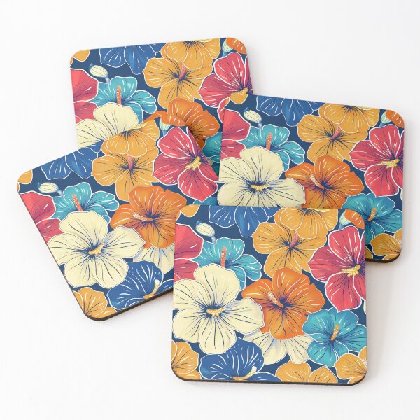 Item preview, Polynesian Flower Pattern designed and sold by Myra365Art.