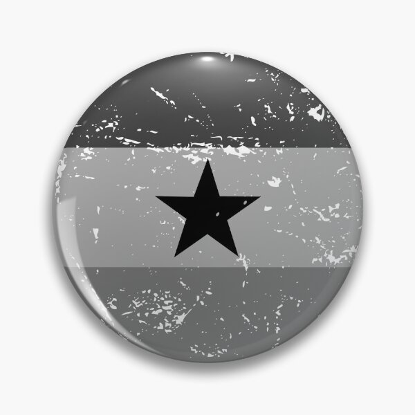 Item preview, Ghana black and white flag vintage effect designed and sold by Starstacks.