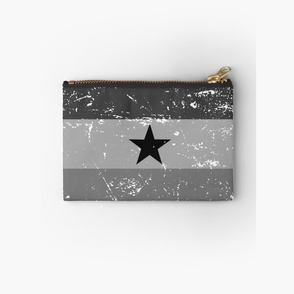 Item preview, Ghana black and white flag vintage effect designed and sold by Starstacks.