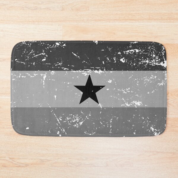 Item preview, Ghana black and white flag vintage effect designed and sold by Starstacks.