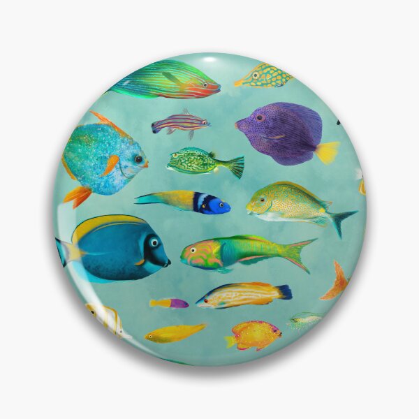 Item preview, Hello fish - tidepool designed and sold by Katherine Quinn Illustration.