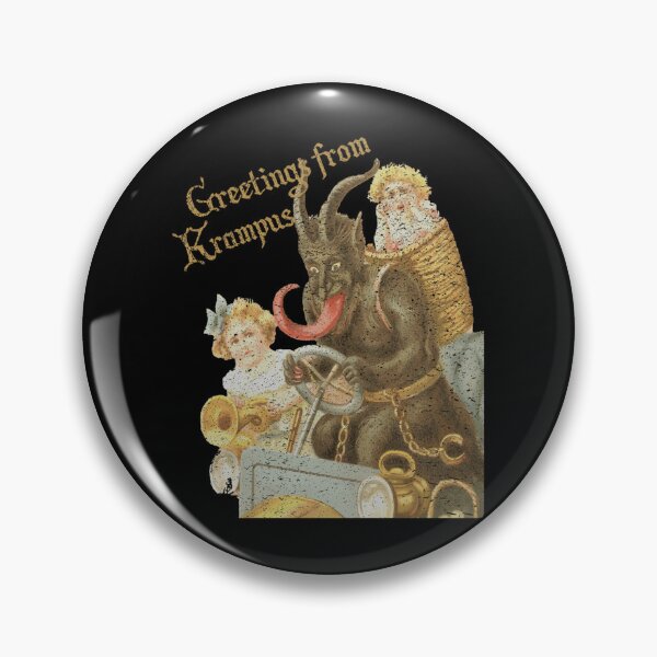 Item preview, 392 Greetings From Krampus Victorian Christmas Demon	 designed and sold by ibpeiaunzr77.