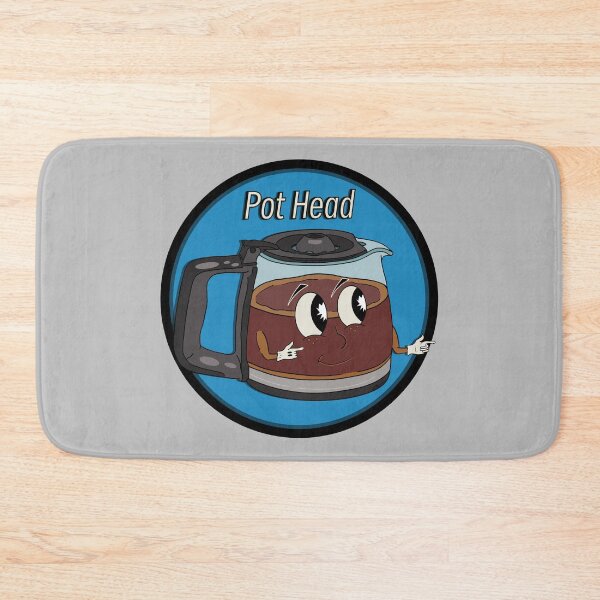 Item preview, Mr. Pot Head - Coffee - Circle Logo designed and sold by BubbleDesigns4U.