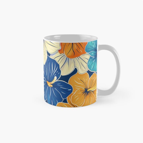 Item preview, Polynesian Flower Pattern designed and sold by Myra365Art.