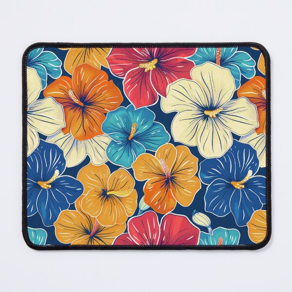 Item preview, Polynesian Flower Pattern designed and sold by Myra365Art.