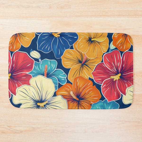 Item preview, Polynesian Flower Pattern designed and sold by Myra365Art.