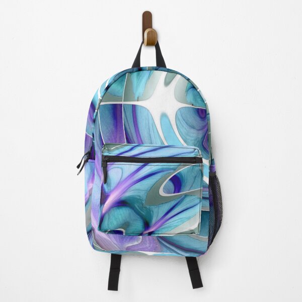 Item preview, Fantastic Fisheye Distorted Collage Turquoise and Purple designed and sold by taiche.