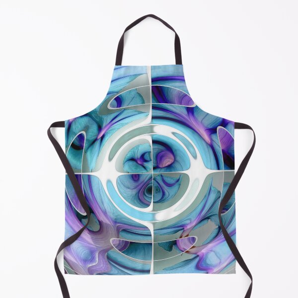 Item preview, Fantastic Fisheye Distorted Collage Turquoise and Purple designed and sold by taiche.
