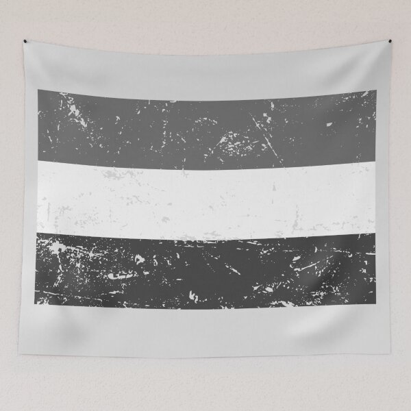 Item preview, Sierra Leone black and white flag vintage style  designed and sold by Starstacks.