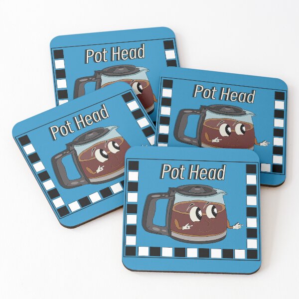 Item preview, Mr. Pot Head - Coffee - Rectangle Logo designed and sold by BubbleDesigns4U.