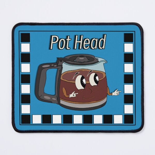 Item preview, Mr. Pot Head - Coffee - Rectangle Logo designed and sold by BubbleDesigns4U.