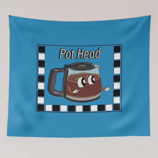 Item preview, Mr. Pot Head - Coffee - Rectangle Logo designed and sold by BubbleDesigns4U.