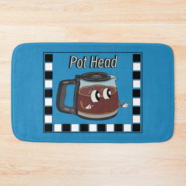 Item preview, Mr. Pot Head - Coffee - Rectangle Logo designed and sold by BubbleDesigns4U.