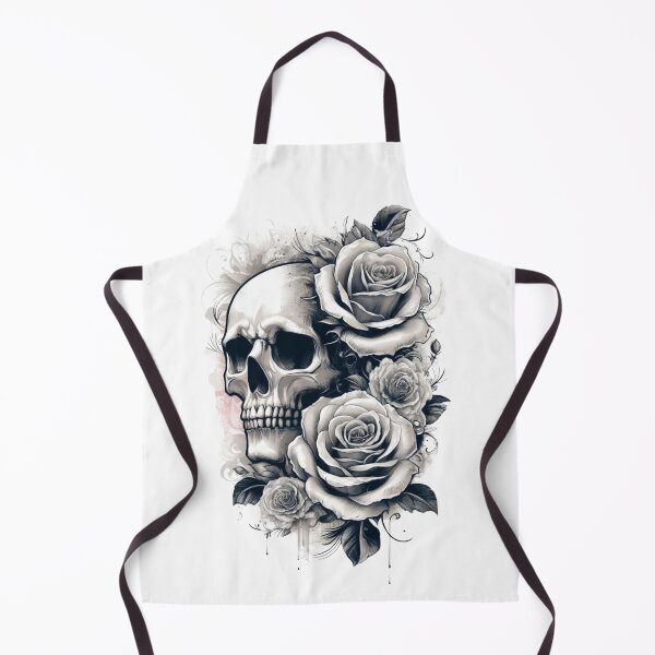 Item preview, Roses and skull designed and sold by FusiTink.