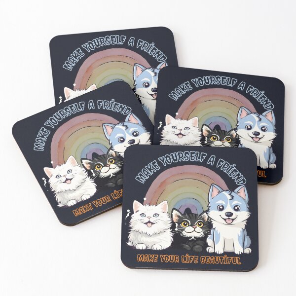 Item preview, Pet Love - Cat Dog Friendship T-Shirt Design designed and sold by tarzbol.