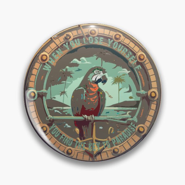 Item preview, When you lose yourself, find the key to paradise designed and sold by PatternDesign91.