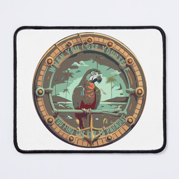 Item preview, When you lose yourself, find the key to paradise designed and sold by PatternDesign91.