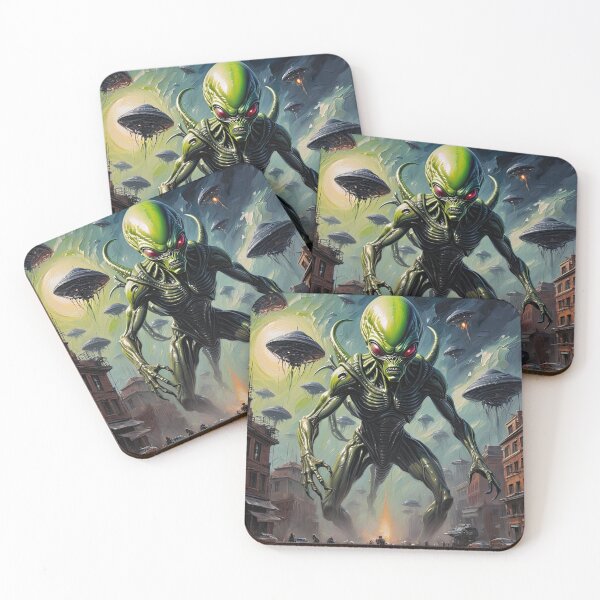 Item preview, Alien Invasion City designed and sold by roswellboutique.