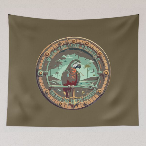 Item preview, When you lose yourself, find the key to paradise designed and sold by PatternDesign91.