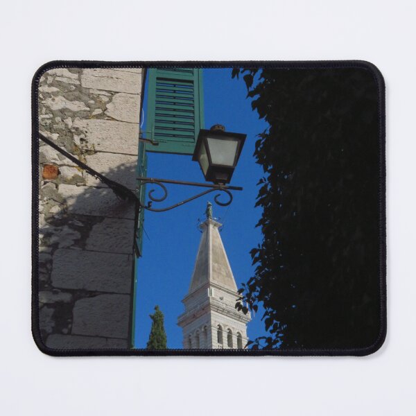 Item preview, Green Shutter, Lamp & St Euphemia Church Tower, Rovinj designed and sold by wiggyofipswich.
