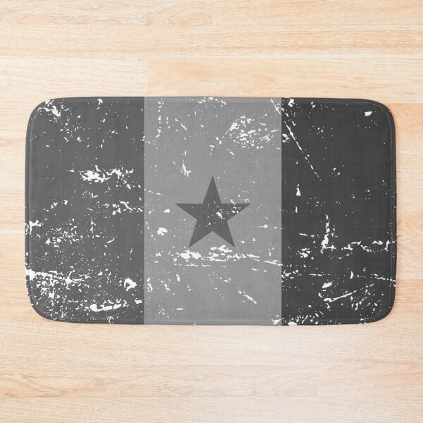 Item preview, Senegal black and white flag vintage distressed finish designed and sold by Starstacks.