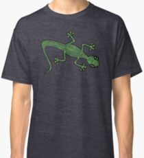 Green Gecko with pattern Classic T-Shirt