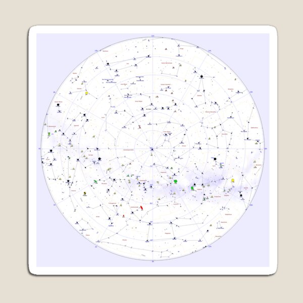 #Constellation #Map #ConstellationMap #Astronomy Stars  Magnet