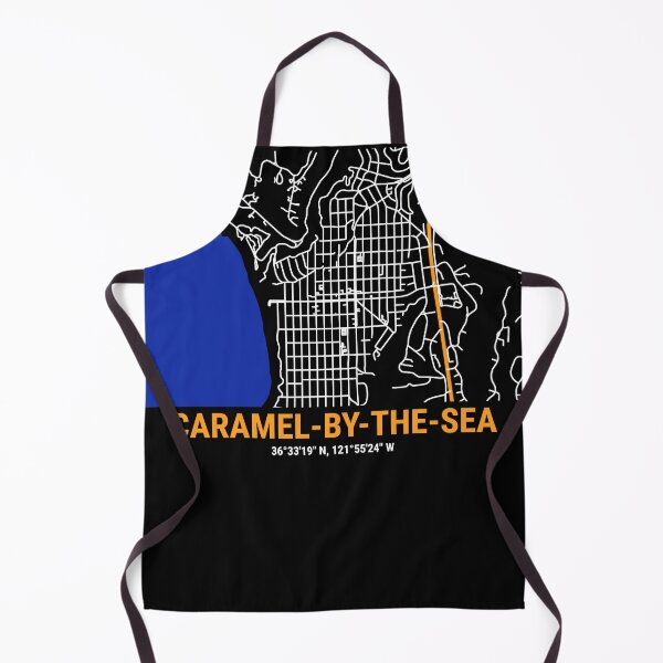 Item preview, Carmel-by-the-Sea Stylized Map, Tourist Souvenir designed and sold by DimDom.
