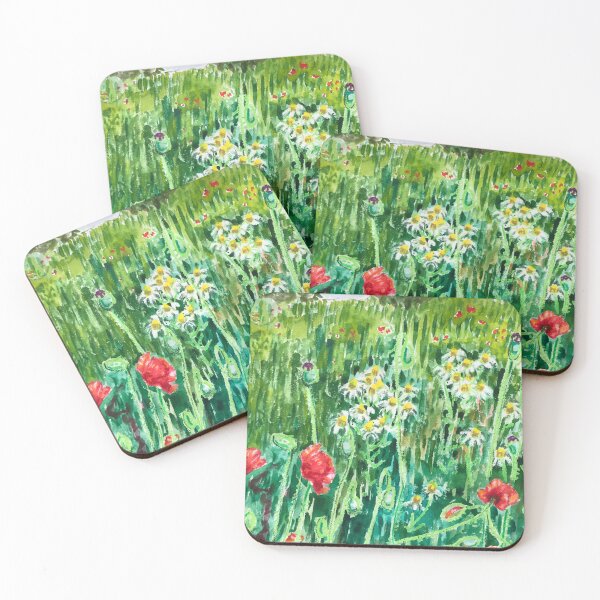 Item preview, Poppies and Chamomile designed and sold by Catherine Holland.