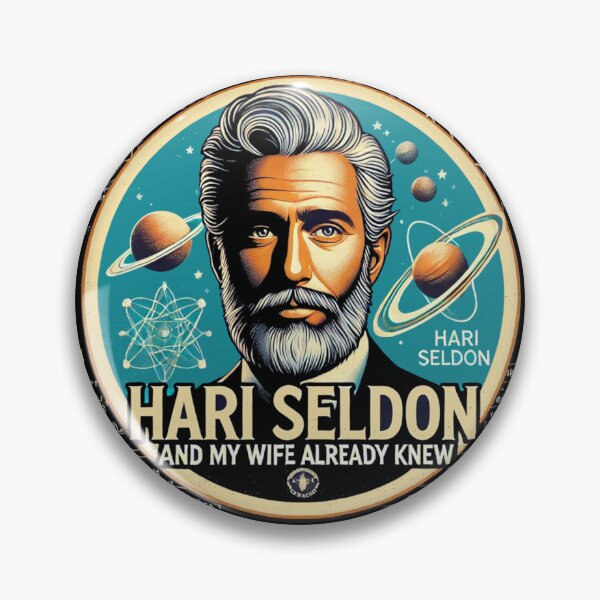Item preview, Foundation - Hari Seldon and my wife already knew designed and sold by Random-Reality.