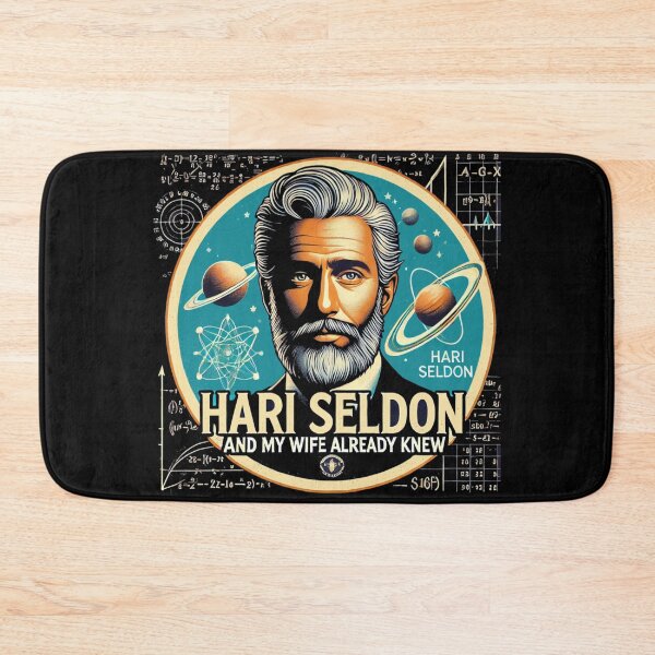 Item preview, Foundation - Hari Seldon and my wife already knew designed and sold by Random-Reality.