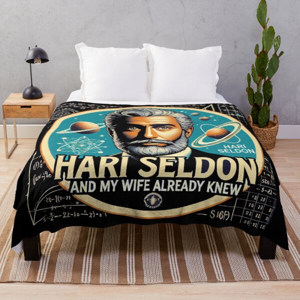 Item preview, Foundation - Hari Seldon and my wife already knew designed and sold by Random-Reality.