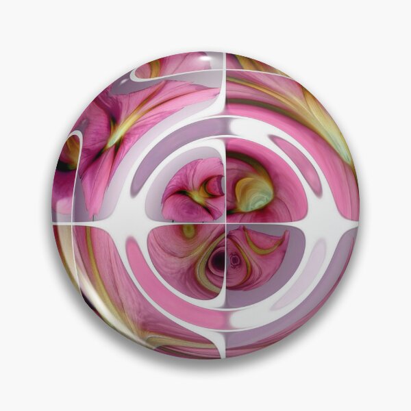 Item preview, Fantastic Fisheye Distorted Collage Tangerine and Rose  designed and sold by taiche.