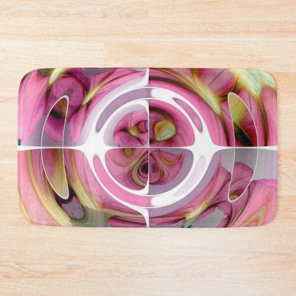 Item preview, Fantastic Fisheye Distorted Collage Tangerine and Rose  designed and sold by taiche.