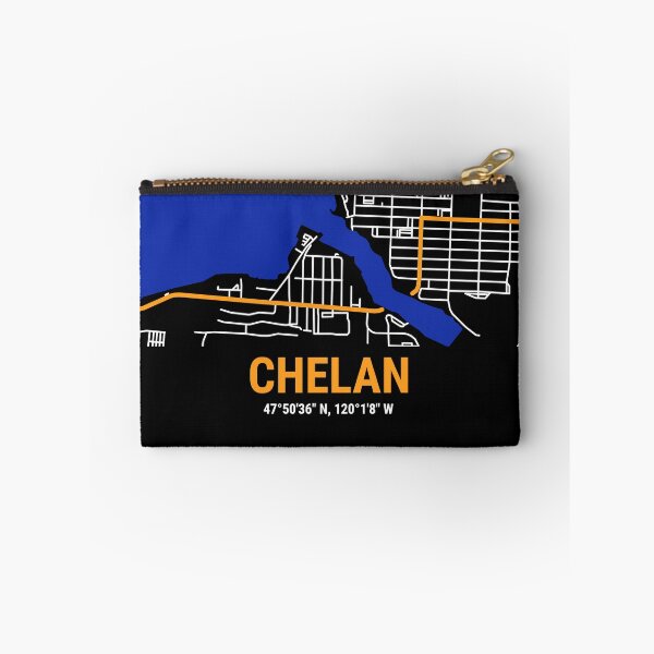 Item preview, Chelan Stylized Map, Tourist Souvenir designed and sold by DimDom.