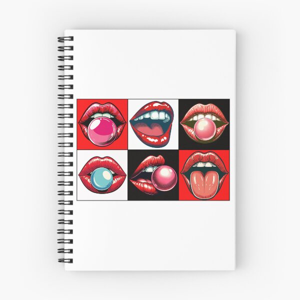 Artikelvorschau, Vintage Pop Art Sexy Lippen Kaugummi 6 entworfen und verkauft von IBTees.