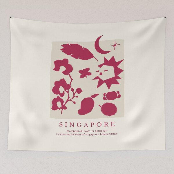 Item preview, Singapore National Day 2024 | Celebrating 59 Years of Independence designed and sold by Meredibbs.