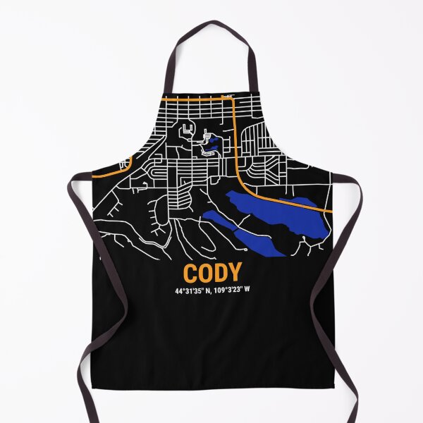 Item preview, Cody Stylized Map, Tourist Souvenir designed and sold by DimDom.