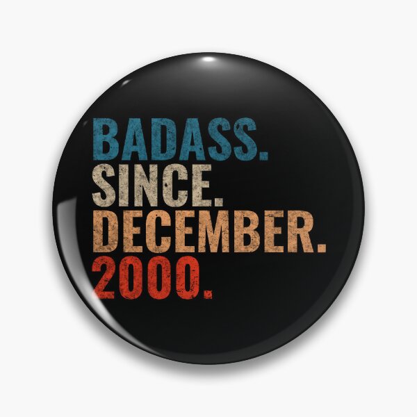 Artikelvorschau, Badass seit Dezember 2000 Vintage 2000 Dezember Geburtstagsgeschenk entworfen und verkauft von Teelogic.