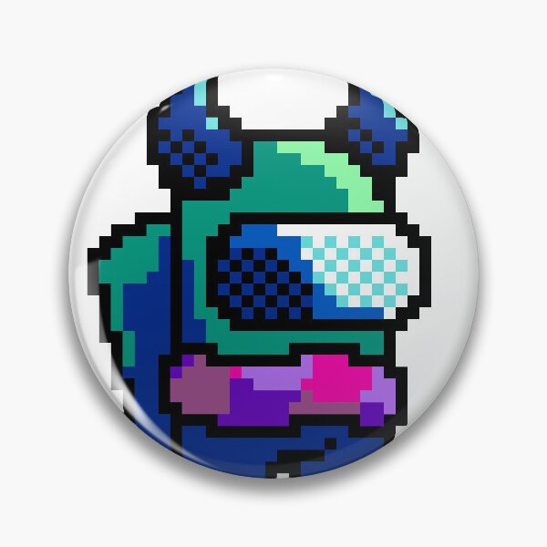 Item preview, Among us pixelated character designed and sold by FishyBu2.