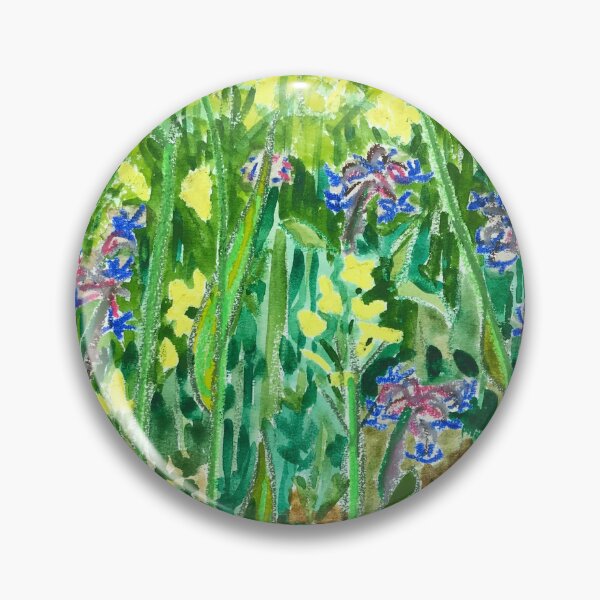 Item preview, Borraja entre las flores amarillas de colza designed and sold by Catherine Holland.