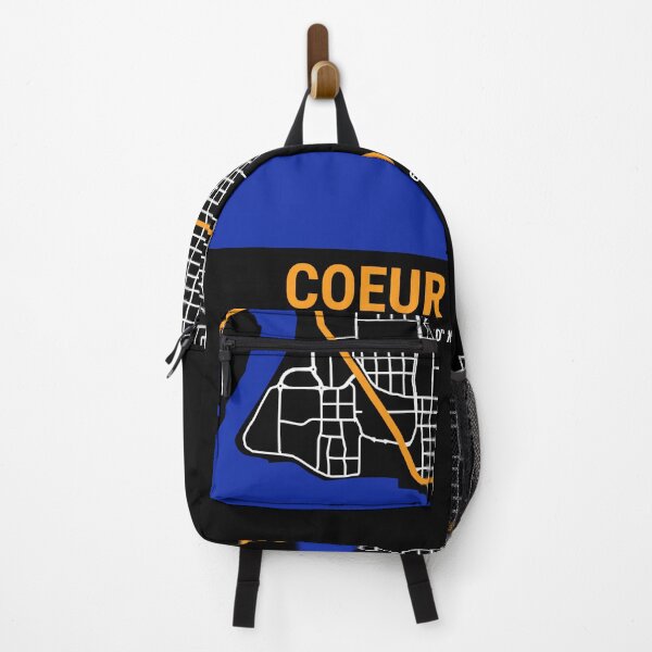 Item preview, Coeur d'Alene Stylized Map, Tourist Souvenir designed and sold by DimDom.